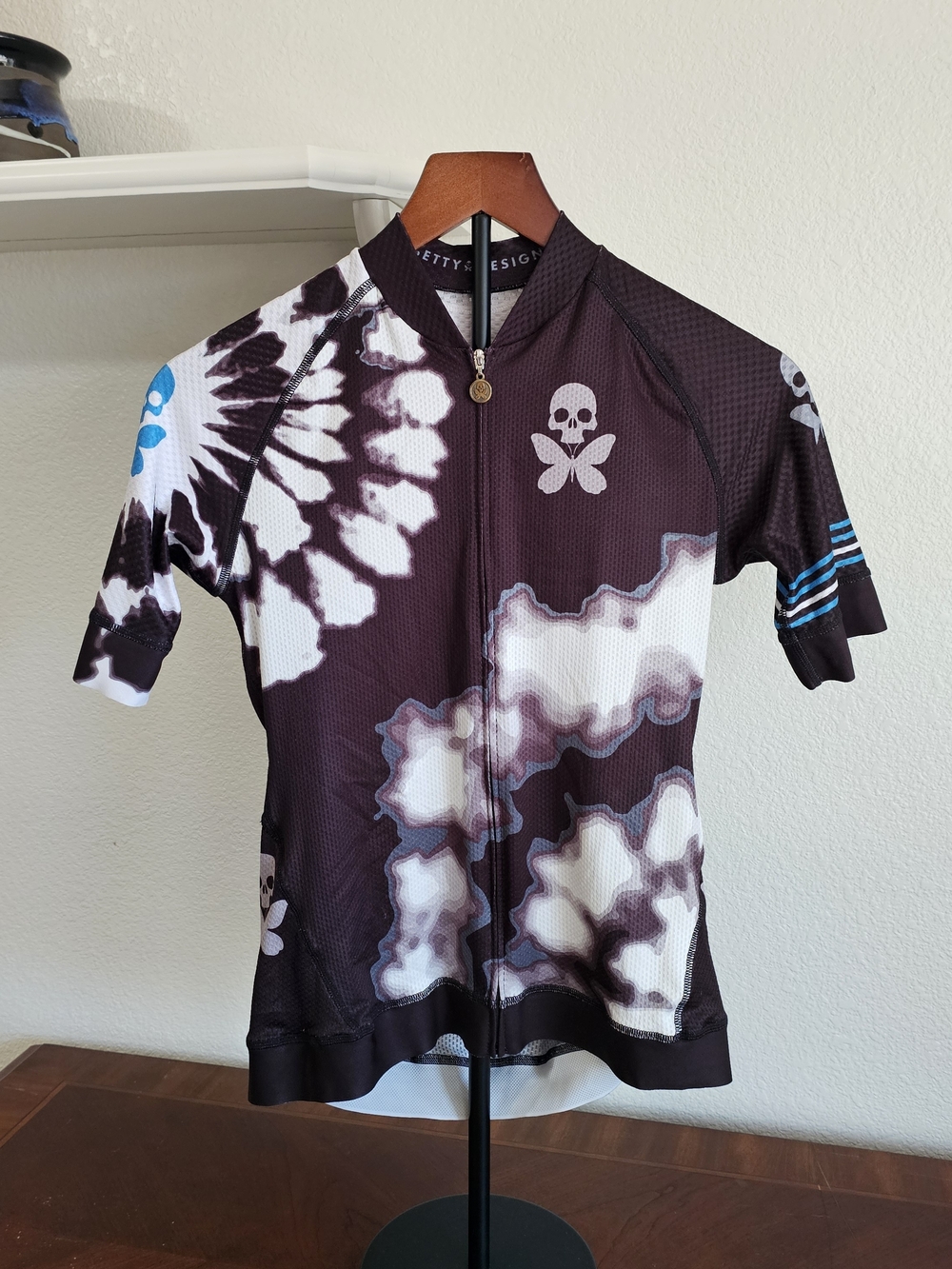 Betty Designs Women's Cycling Jersey Full-Zip Size Small